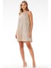 Awama Kleid in Beige