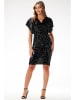 Awama Kleid in Schwarz
