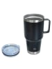 IRIS Edelstahl-Thermobecher in Schwarz - 850 ml