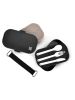IRIS Isolier-Lunchbox in Beige/ Schwarz - (B)18,6 x (H)11 x (T)11 cm