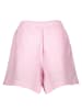 Pangaia Leinen-Shorts "DNA" in Rosa