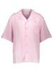 Pangaia Leinen-Hemd "DNA" in Rosa