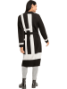 Heine Longcardigan in Schwarz/ Weiß