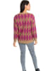Heine Cardigan in Hellbraun/ Pink/ Schwarz