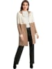 Heine Vest lichtbruin/Creme
