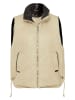 Heine Steppweste in Beige/ Schwarz
