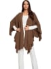 Heine Poncho in Braun