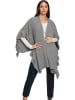 Heine Poncho grijs