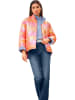 Heine Steppjacke in Hellblau/ Orange
