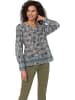 Heine Blouse lichtblauw/bruin