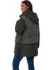 Heine Winterjacke in Khaki/ Schwarz