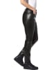 Heine Kunstlederhose in Schwarz