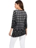 WITT WEIDEN Longsleeve in Schwarz/ Weiß
