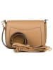 Tory Burch Leren schoudertas beige - (B)24 x (H)15 x (D)9 cm
