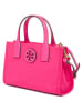 Tory Burch Leren handtas roze - (B)18 x (H)11 x (D)7 cm