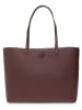 Tory Burch Leren schoudertas bruin - (B)35 x (H)29 x (D)14 cm
