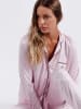admas Pyjama in Rosa/ Schwarz