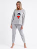admas Pyjama grijs