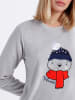 admas Pyjama in Grau