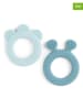 done by deer 2-delige set: bijtringen "Deer friends" blauw - vanaf de geboorte