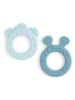 done by deer 2-delige set: bijtringen "Deer friends" blauw - vanaf de geboorte