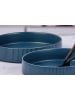 Björn 4-delige set: soepborden "Scandi" donkerblauw - Ø 21,5 cm