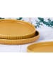 Björn 4-delige set: bijgerechtborden "Scandi" okergeel - Ø 16,5 cm