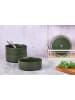 Björn 4er-Set: Frühstücksschalen "Scandi" in Oliv - Ø 16,5 cm