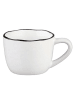 Björn 4er-Set: Kaffeeetassen "Pure" in Weiß/ Schwarz - 120 ml