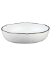 Björn 4-delige set: soepborden "Pure" wit/zwart - Ø 21,5 cm