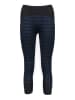 adidas Legginsy sportowe "MMK Aknit" w kolorze czarno-niebieskim
