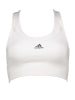 adidas Sport-BH "Run" in Weiß - Medium