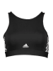 adidas Biustonosz sportowy "LS" w kolorze czarnym