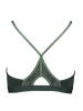 adidas Sportbeha "Yoga" donkergroen - low