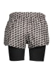 adidas 2in1-Laufshorts "MMK" in Beige/ Schwarz
