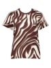 adidas Shirt "AOP" in Braun/ Creme
