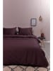 Ambiante Beddengoedset "Uni" bordeaux