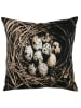 Mars & More Kussen "Eggs in nest" lichtbruin - (L)50 x (B)50 cm