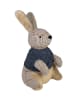Mars & More Stoper "Rabbit" w kolorze jasnobrązowo-niebieskim do drzwi - 23 x 31 x 15 cm