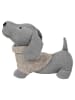 Mars & More Deurstopper "Dachshund" grijs