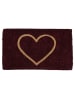 Mars & More Wycieraczka "Heart" w kolorze czerwonym - 50 x 75 cm
