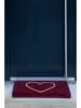Mars & More Wycieraczka "Heart" w kolorze czerwonym - 50 x 75 cm