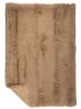 Mars & More Plaid "Teddy" lichtbruin - (L)180 x (B)130 cm