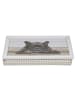 Mars & More Dienblad "French Bulldog" wit - (B)43 x (H)43 cm