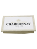 Mars & More Tablett "Chardonnay" in Weiß - (B)43 x (H)43 cm