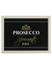 Mars & More Dienblad "Prosecco" zwart - (B)43 x (H)43 cm