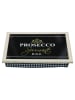 Mars & More Dienblad "Prosecco" zwart - (B)43 x (H)43 cm