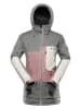 Alpine Pro Ski-/snowboardjas "Garga" grijs/lichtroze