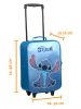 Lilo & Stitch Softcase-Trolley "Lilo & Stitch" in Blau - (B)32 x (H)46 x (T)16 cm