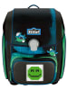 Scout 4-delige schooltasset "Genius Set Movie - Blue Pixel" zwart/groen